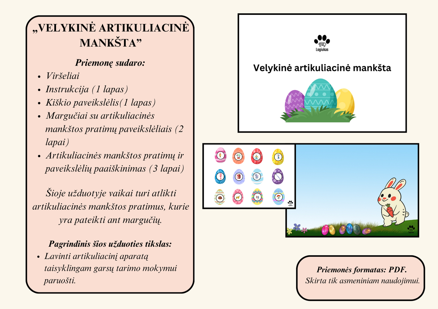 Velykinė artikuliacinė mankšta