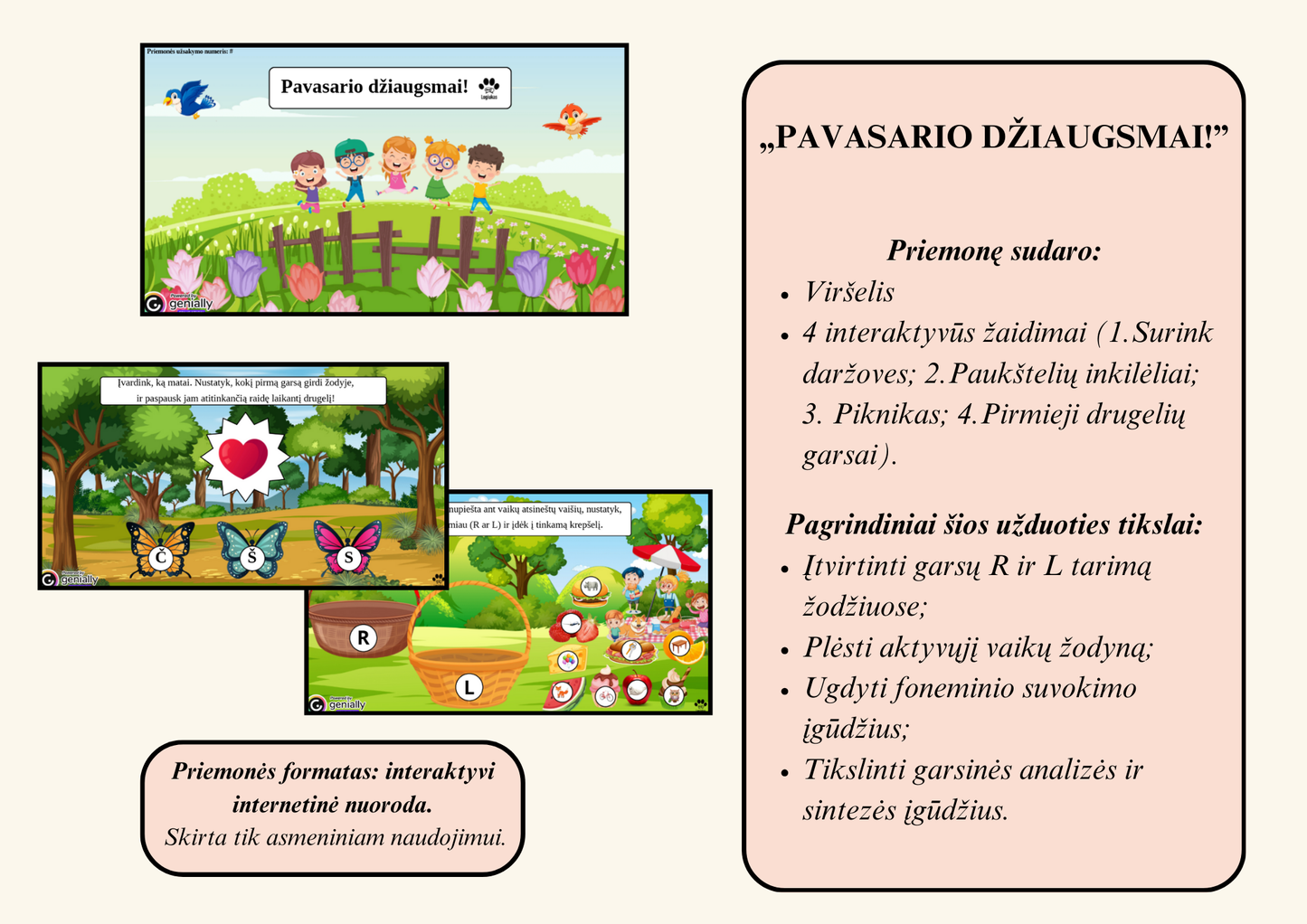 Pavasario džiaugsmai!