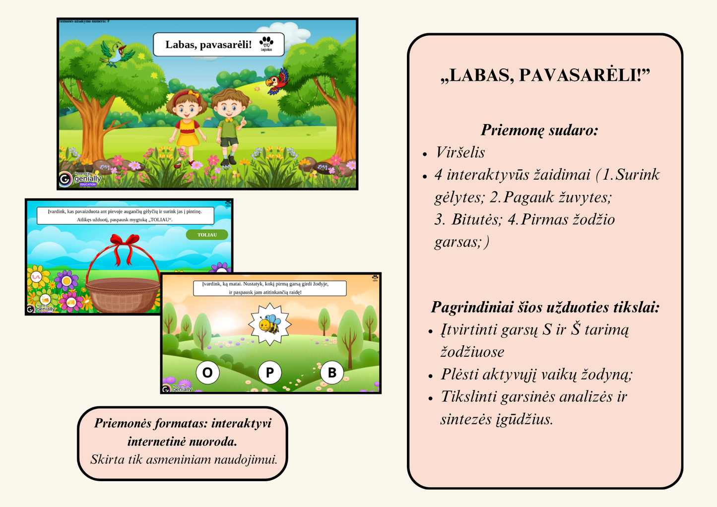 Labas, pavasarėli!